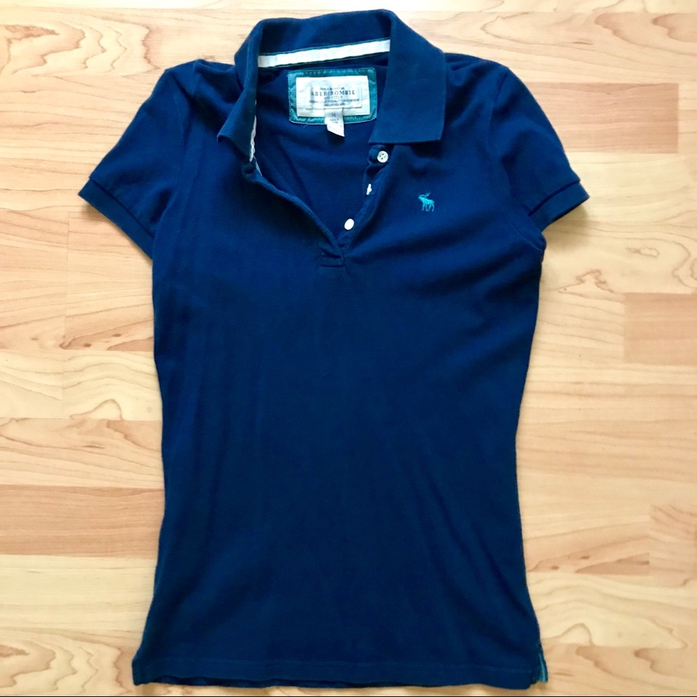 Abercrombie & Fitch Navy Polo Shirt